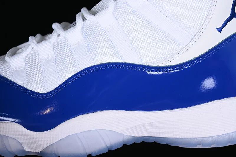 All categories Air Jordan Jordan series basketball shoes Air Jordan 11 P version Air Jordan 11 Retro "Concord Sketch" AJ11 Joe 11 white and blue real standard real carbon high-top basketball shoes CT8012-114